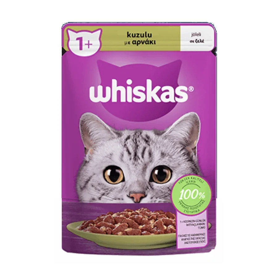 Whiskas Kedi Maması Kuzulu 85 g