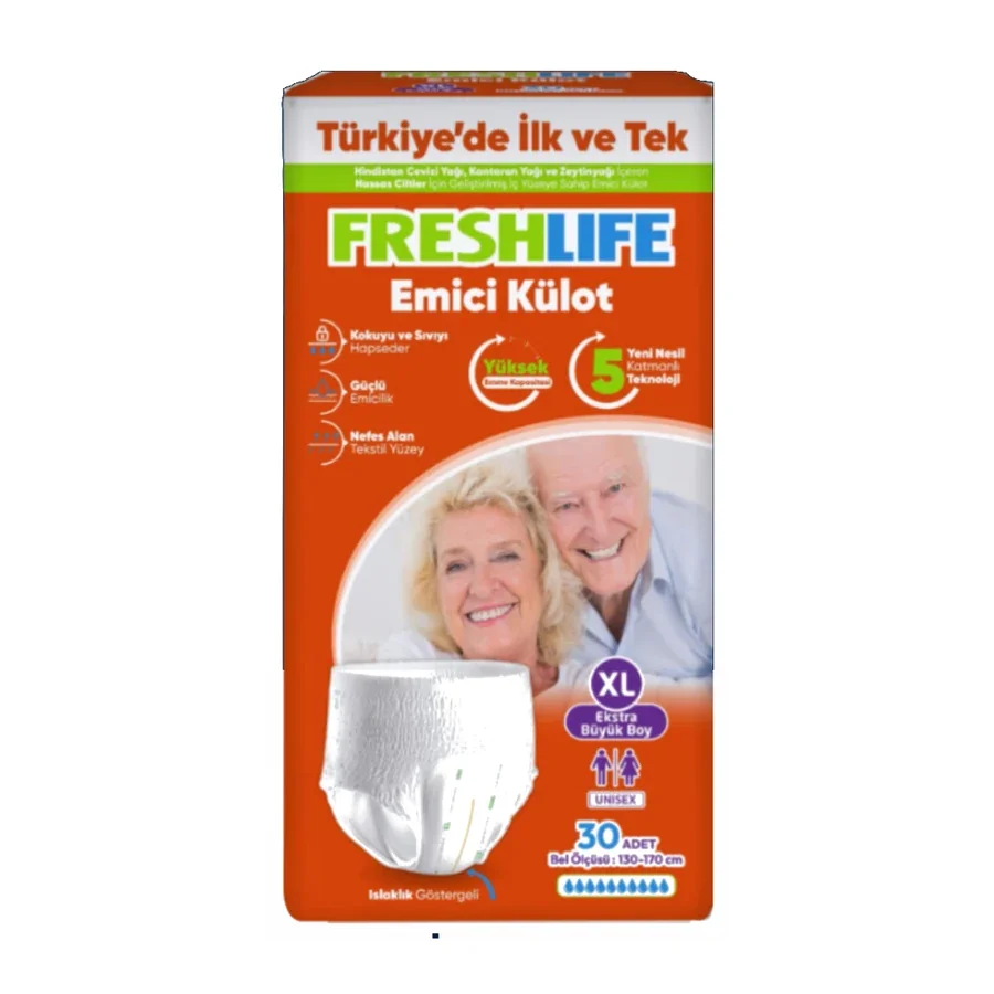 FreshLife Emici Külot 30'lu XL 120-160 cm