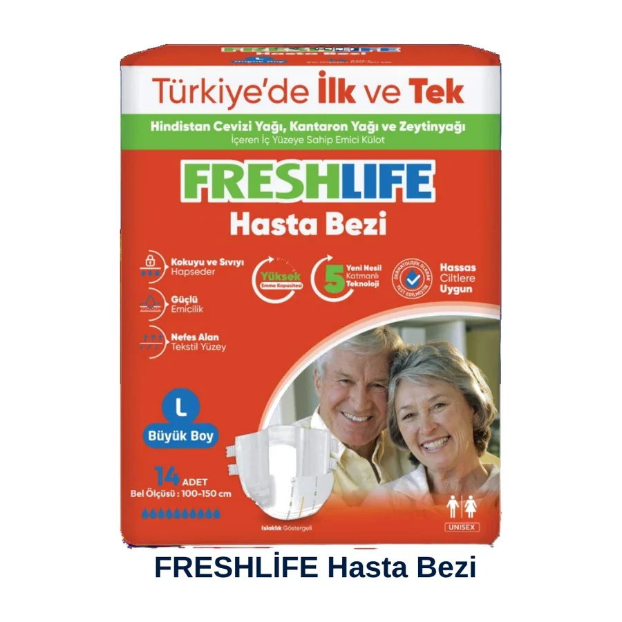 FreshLife Hasta Bezi 14'lü L 100-150 cm