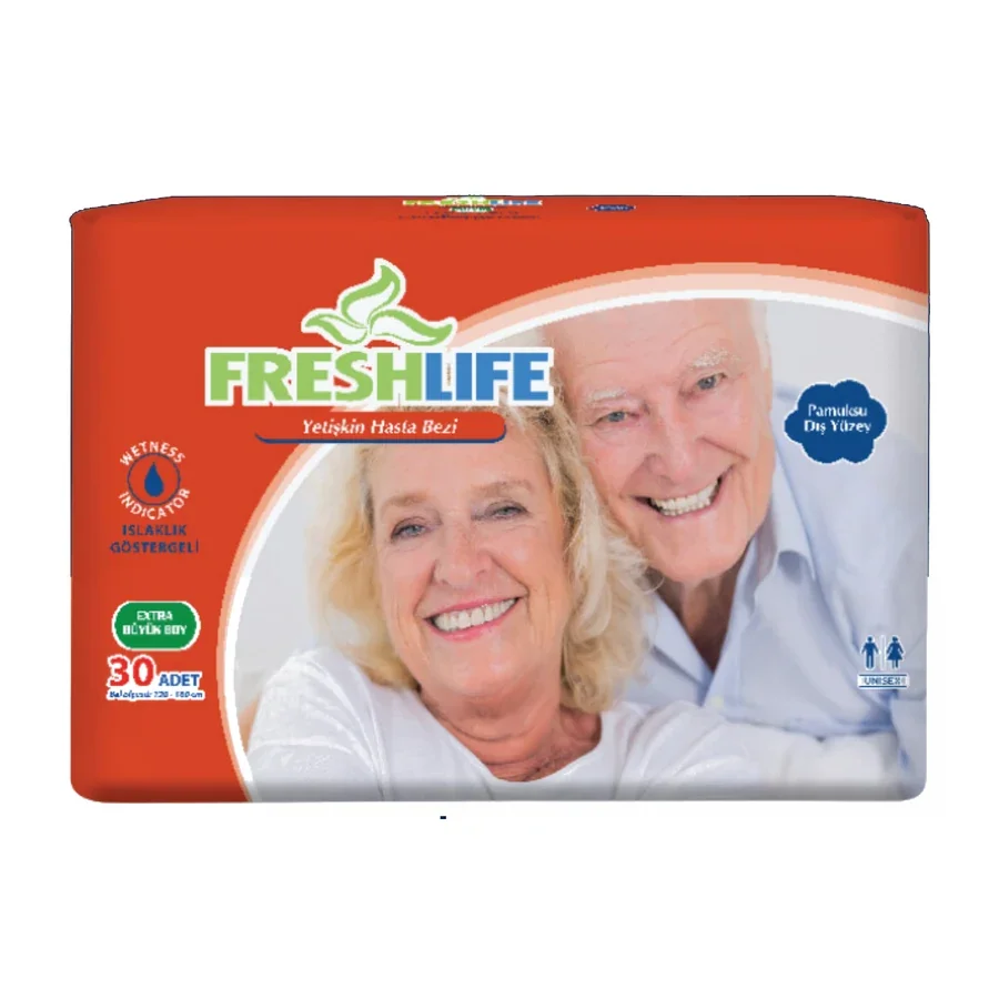 FreshLife Hasta Bezi 30'lu XL 120-160 cm