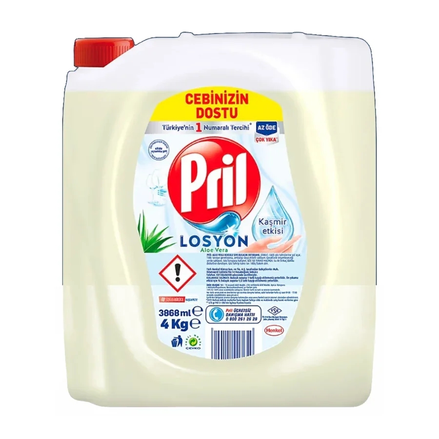 Pril Losyon Aloe Vera Sıvı Bulaşık Deterjanı 4 kg
