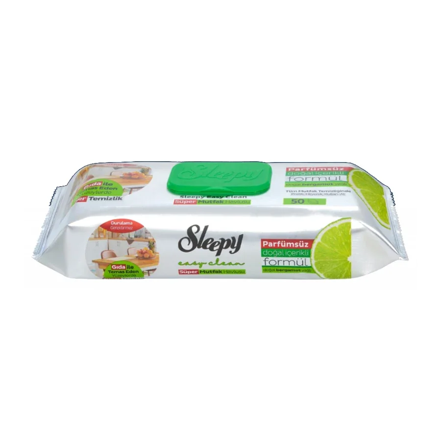 Sleepy Easy Clean Bergamot Yağlı Süper Mutfak Havlusu 50 Yaprak