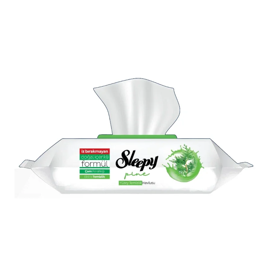 Sleepy Easy Clean Çam Ferahlığı Yüzey Temizlik Havlusu 100 Yaprak