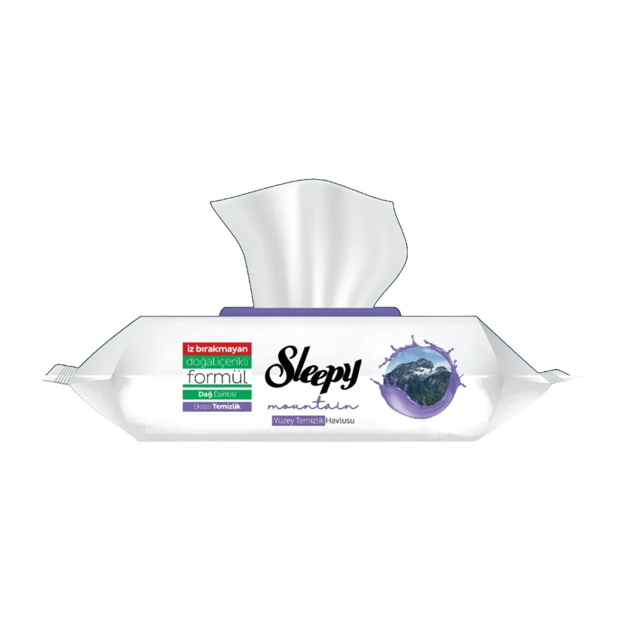 Sleepy Easy Clean Dağ Esintisi Yüzey Temizlik Havlusu 100 Yaprak