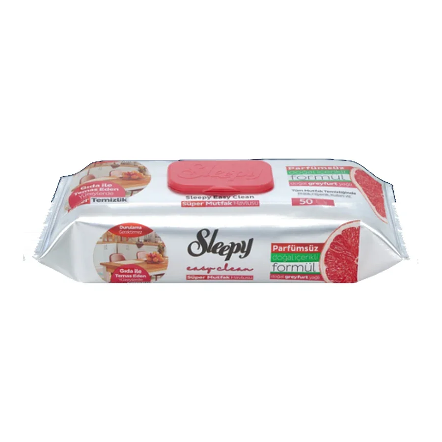 Sleepy Easy Clean Greyfurt Yağlı Süper Mutfak Havlusu 50 Yaprak