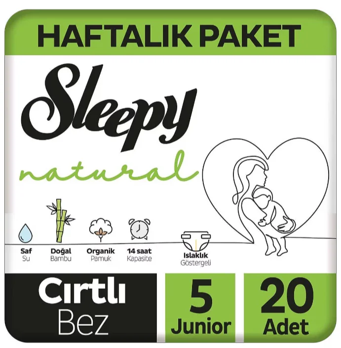 Sleepy Natural Tekli 5 Numara 20 Adet