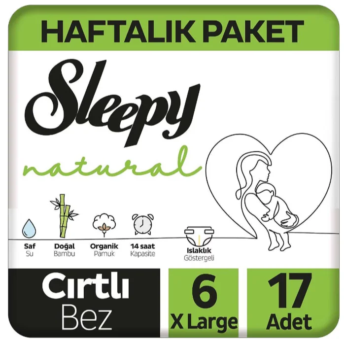Sleepy Natural Tekli 6 Numara 17 Adet